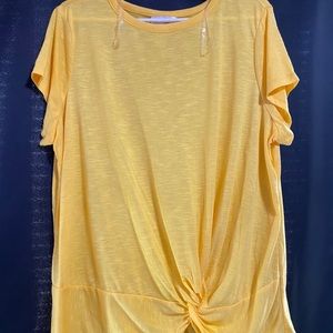Yellow tee